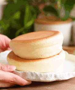 Japanese Soufflé Pancake GIF